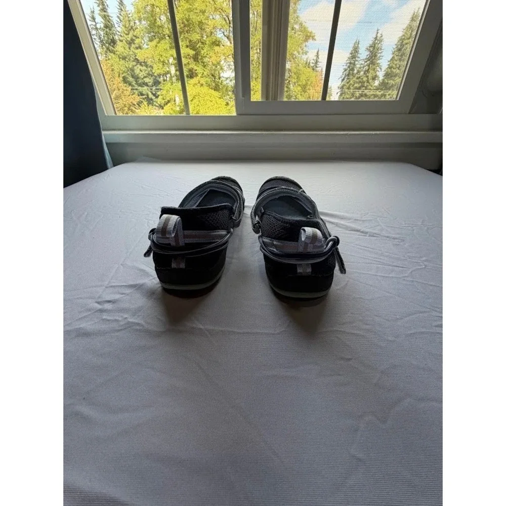 J-41 Adventure On Womens Navy Blue Mesh Mary Jane Sport Flats Shoes KP13MSY73 7M